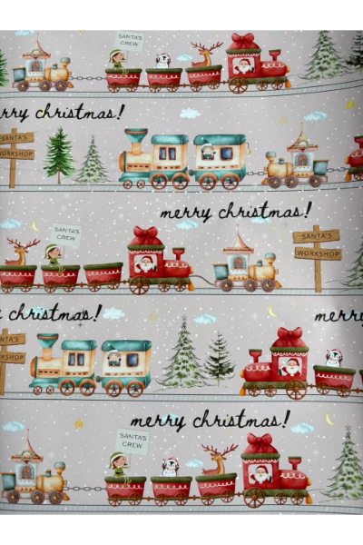Christmas Wrapping Paper - North Pole Express